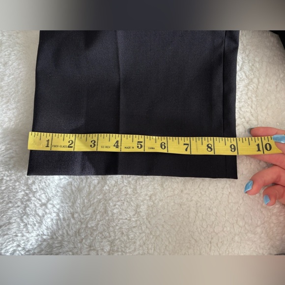 LoveShackFancy Severine Classic Black Women's Pants size 4 NWT Wool blend Luxe - Picture 14 of 16